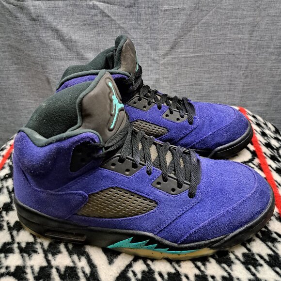 %Size 11 Nike Air Jordan 5 Retro Suede Alternate Grape Men AJ19 main image 11